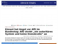 Bild zum Artikel: Künast hat Angst vor der AfD im Bundestag: AfD strebt „ein autoritäres System und keine Demokratie“ an