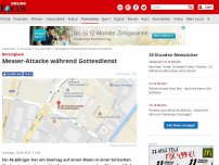 Bild zum Artikel: Attacke in Birmingham - Mehrere Gläubige in Kirche niedergestochen