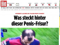 Bild zum Artikel: Italien-Star Pandev - Was steckt hinter dieser Penis-Frisur?