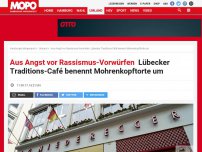 Bild zum Artikel: Aus Angst vor Rassismus-Vorwürfen: Lübecker Traditions-Café benennt Mohrenkopftorte um