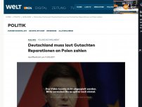 Bild zum Artikel: Polnisches Parlament: Deutschland muss laut Gutachten Reparationen an Polen zahlen