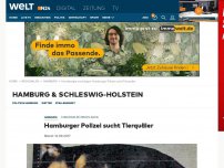 Bild zum Artikel: Hundewelpe erschlagen: Hamburger Polizei sucht Tierquäler