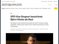 Bild zum Artikel: AfD: SPD-Vize Stegner bezeichnet Björn Höcke als Nazi