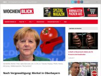 Bild zum Artikel: Nach Vergewaltigung: Merkel in Oberbayern ausgepfiffen!