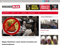 Bild zum Artikel: Wegen Muslimen: Linzer Schule verzichtet auf Schweinefleisch!