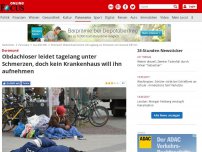 Bild zum Artikel: Dortmund - Obdachloser leidet tagelang unter Schmerzen, doch kein Krankenhaus will ihn aufnehmen