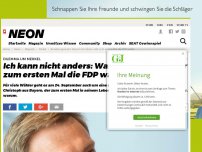 Bild zum Artikel: Dilemma um Merkel: Ich kann nicht anders: Warum ich dieses Jahr zum ersten Mal die FDP wähle