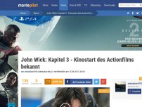 Bild zum Artikel: John Wick: Kapitel 3 - Kinostart des Actionfilms endlich bekannt!