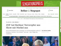 Bild zum Artikel: 'Klartext, Frau Merkel': ZDF lud Berliner Terroropfer aus Show mit Merkel aus
