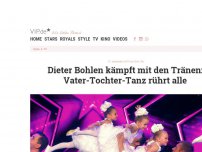 Bild zum Artikel: Dieter Bohlen kämpft mit den Tränen: Vater-Tochter-Tanz rührt alle
