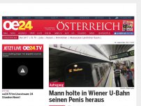 Bild zum Artikel: Wiener holte in der U-Bahn seinen Penis heraus