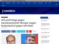 Bild zum Artikel: AfD prüft Klage gegen Kanzleramtschef Altmaier wegen Boykottaufruf gegen AfD-Wahl