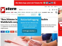 Bild zum Artikel: Bundestagswahl 2017: 'Ihre Stimme ist schon gezählt' - gefälschte Wahlbriefe sorgen für Wirbel