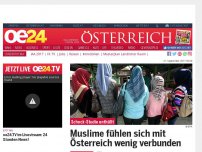 Bild zum Artikel: Muslime fühlen sich mit Österreich wenig verbunden