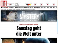 Bild zum Artikel: Apokalyptiker sicher - Samstag geht die Welt unter