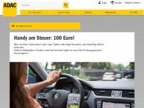 Bild zum Artikel: Handy am Steuer: 100 Euro! | ADAC