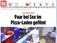 Bild zum Artikel: Jetzt droht Knast! - Paar bei Sex im Pizza-Laden gefilmt