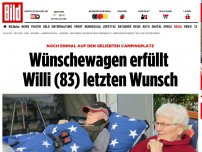 Bild zum Artikel: Noch mal nach Fehmarn - Wünschewagen erfüllt Willi (83) letzten Wunsch