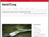 Bild zum Artikel: Zwangsarbeit: Neues Hartz IV Pilotprojekt ab 2018