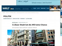Bild zum Artikel: Bundestagswahl 2017: In dieser Stadt hat die AfD keine Chance