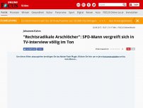 Bild zum Artikel: Johannes Kahrs - 'Rechtsradikale Arschlöcher': SPD-Mann vergreift sich in TV-Interview völlig im Ton