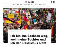 Bild zum Artikel: Ich bin aus Sachsen weg, weil meine Tochter und ich den Rassismus nicht mehr aushielten