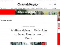 Bild zum Artikel: Trauermarsch mit nackter Brust: Schiiten ziehen in Gedenken an Imam Husain durch Bonn
