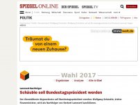 Bild zum Artikel: Lammert-Nachfolger: Schäuble soll Bundestagspräsident werden