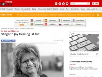 Bild zum Artikel: Im Alter von 72 Jahren - Sängerin Joy Fleming ist tot