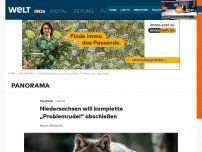 Bild zum Artikel: Wölfe: Niedersachsen will komplette 'Problemrudel' abgeschießen