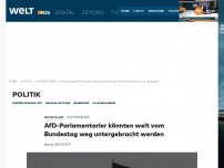 Bild zum Artikel: Platzprobleme: AfD-Parlamentarier könnten weit vom Bundestag weg untergebracht werden