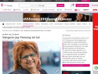 Bild zum Artikel: Sängerin Joy Fleming ist tot