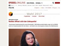Bild zum Artikel: SPD-Fraktionschefin: Nahles öffnet sich der Linkspartei