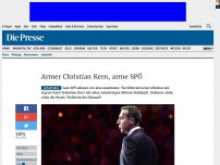 Bild zum Artikel: Armer Christian Kern, arme SPÖ