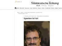 Bild zum Artikel: Spanien ist tot