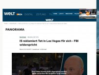 Bild zum Artikel: Konzert in Las Vegas: Mann schießt aus dem 32. Stock - Mehr als 50 Tote