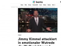 Bild zum Artikel: Jimmy Kimmel attackiert in emotionaler Wutrede die Waffenlobby und feige Politiker