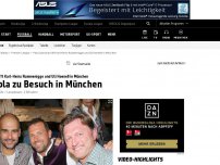 Bild zum Artikel: Guardiola in München gesichtet: Treffen mit Bayern-Bossen