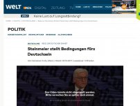 Bild zum Artikel: Rede zur Deutschen Einheit: Steinmeier stellt Bedingungen fürs Deutschsein