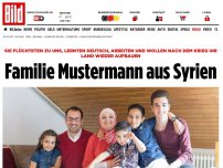 Bild zum Artikel: Sie flüchteten zu uns - Familie Mustermann aus Syrien