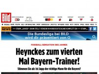Bild zum Artikel: Sensation des Jahres - Heynckes zum vierten Mal Bayern-Trainer!