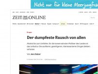 Bild zum Artikel: Drogen: Der dumpfeste Rausch von allen