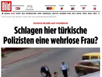 Bild zum Artikel: Schock-Video auf Facebook - Schlagen hier türkische Polizisten eine wehrlose Frau?