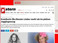 Bild zum Artikel: Kunstfigur Cindy aus Marzahn: Komikerin Ilka Bessin: Lieber nackt als im pinken Jogginganzug