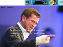 Bild zum Artikel: Spitzberg Partners: Guttenbergs Firma ist weltweit präsent - aber kaum zu finden