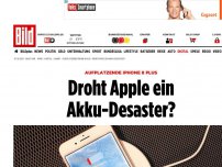Bild zum Artikel: Aufplatzende iPhone 8 Plus - Droht Apple ein Akku-Desaster?