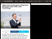 Bild zum Artikel: Silberstein-Kampagne erfolgreich: Niemand redet mehr über Flüchtlinge