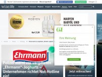 Bild zum Artikel: Polizei warnt vor vergifteten „Ehrmann“-Joghurts – Unternehmen richtet Not-Hotline ein!