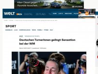 Bild zum Artikel: Tränenreicher Triumph: Deutschen Turnerinnen gelingt Sensation bei der WM