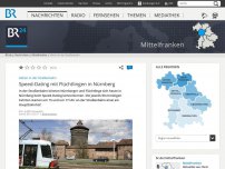 Bild zum Artikel: Aktion in der Straßenbahn: Speed-Dating mit Flüchtlingen in Nürnberg